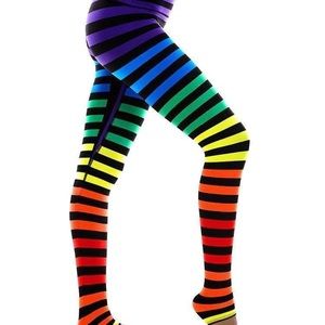 K-Deer Dana Stripe Leggings Small Kdeer